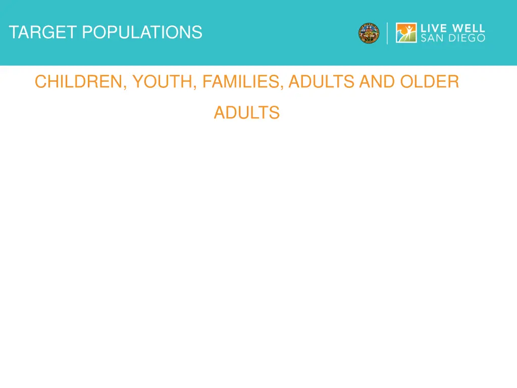 target populations