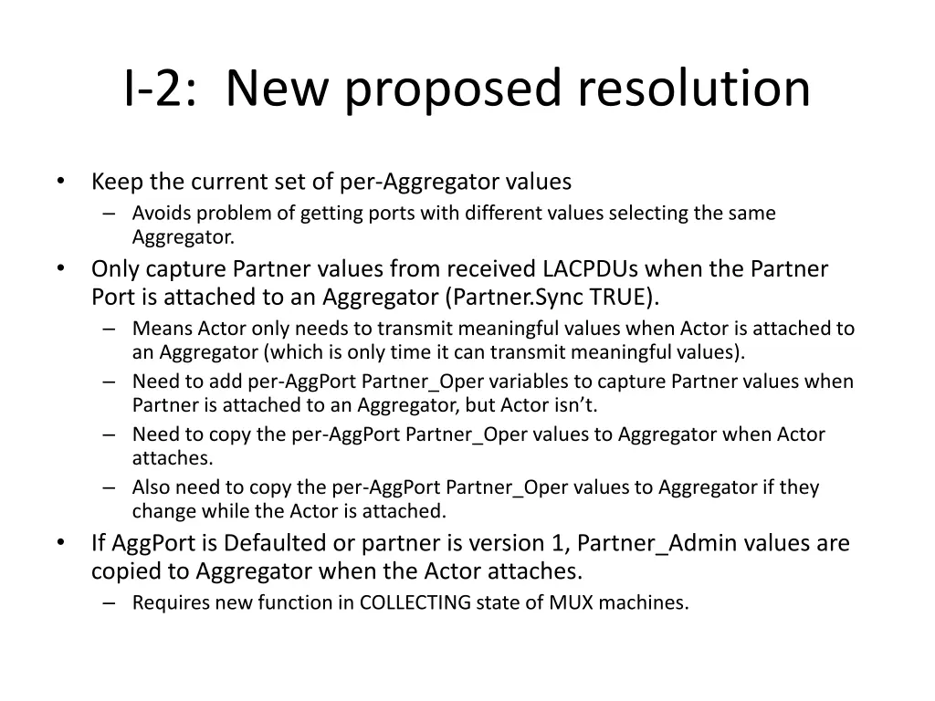 i 2 new proposed resolution