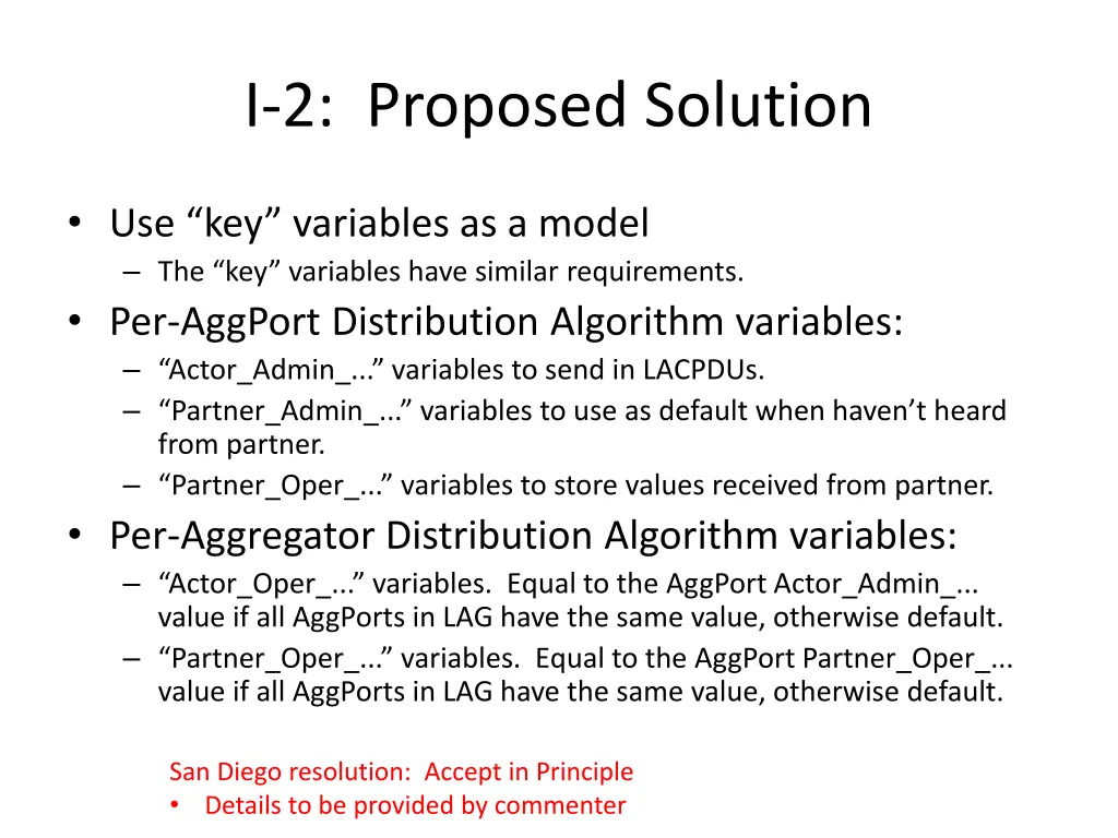 i 2 proposed solution