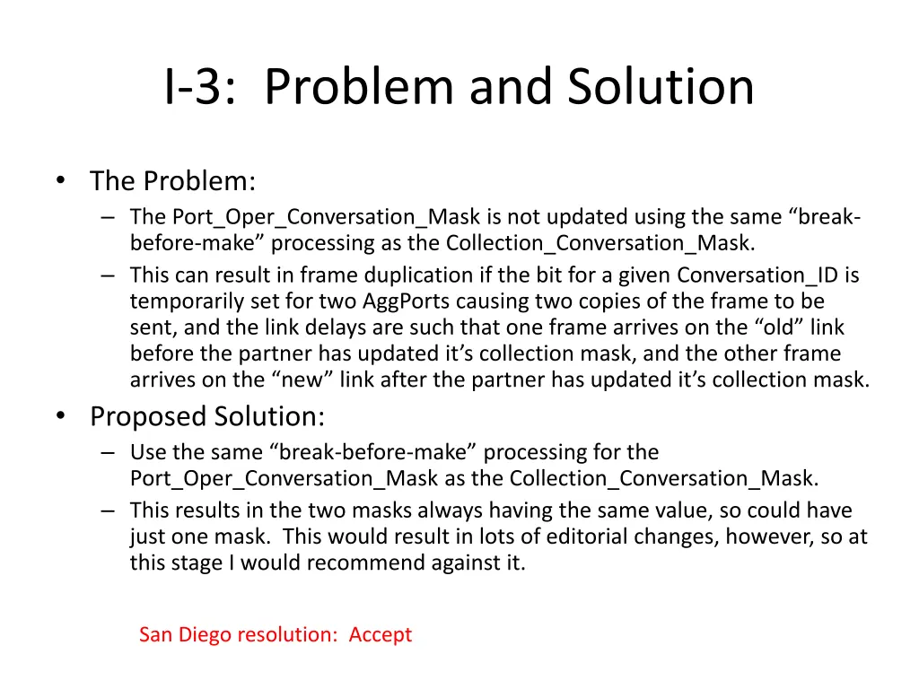 i 3 problem and solution