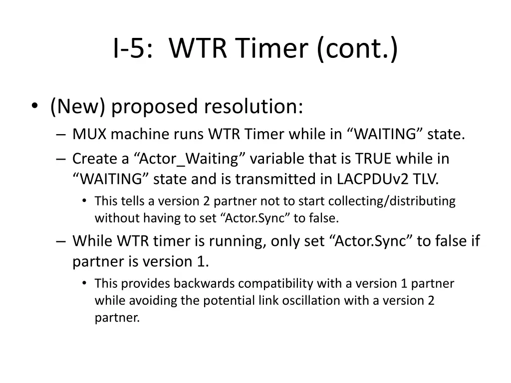 i 5 wtr timer cont