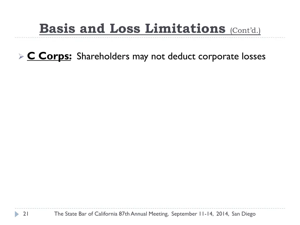 basis and loss limitations cont d 1
