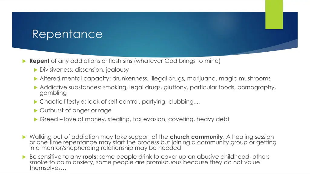 repentance