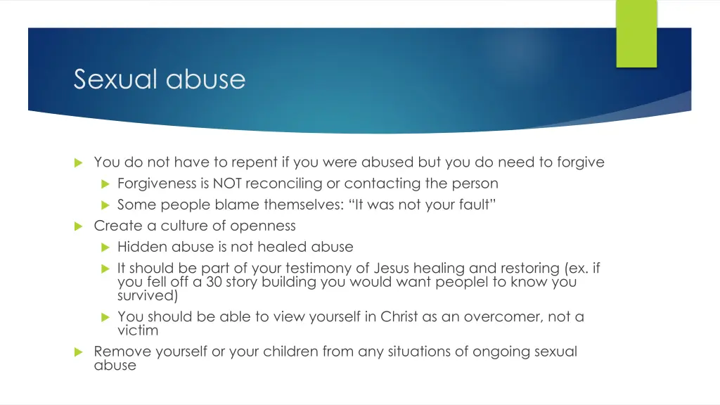 sexual abuse