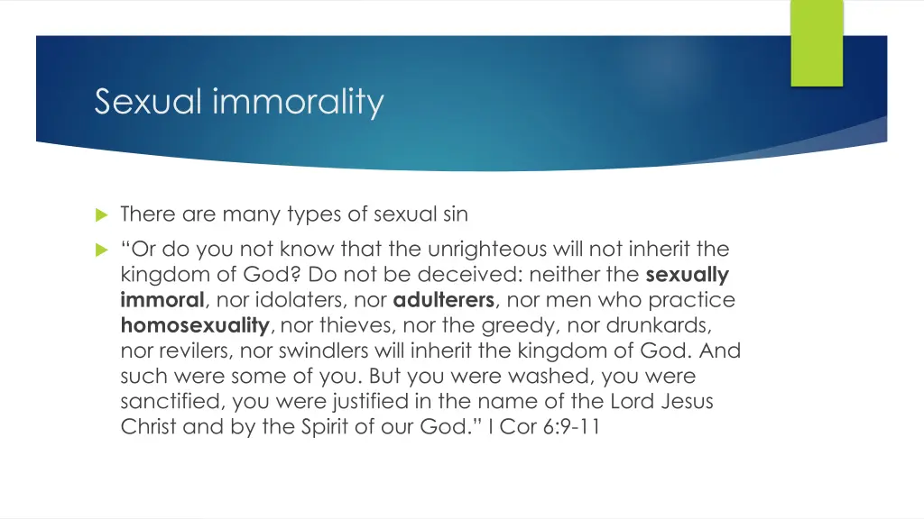 sexual immorality 1