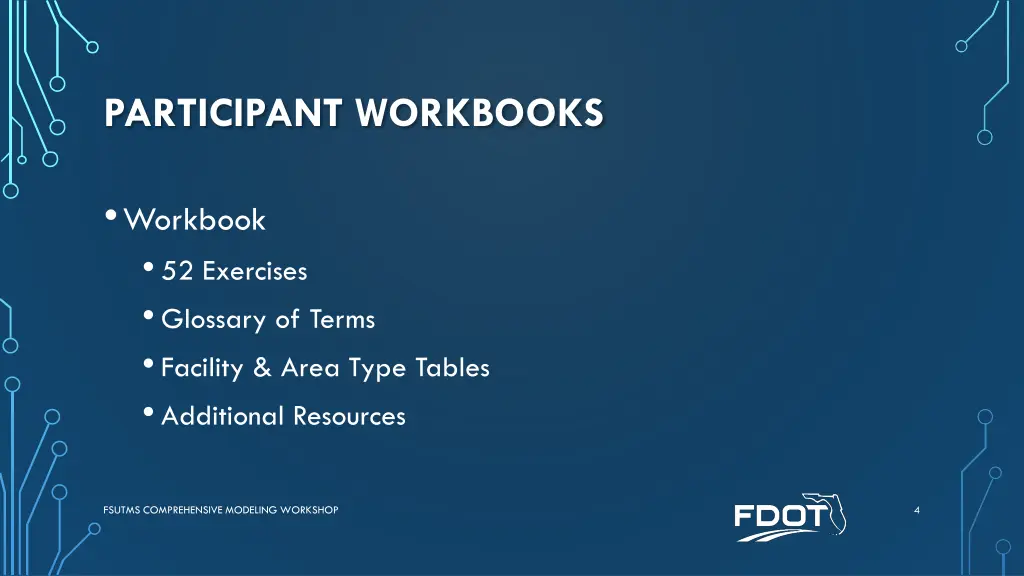participant workbooks