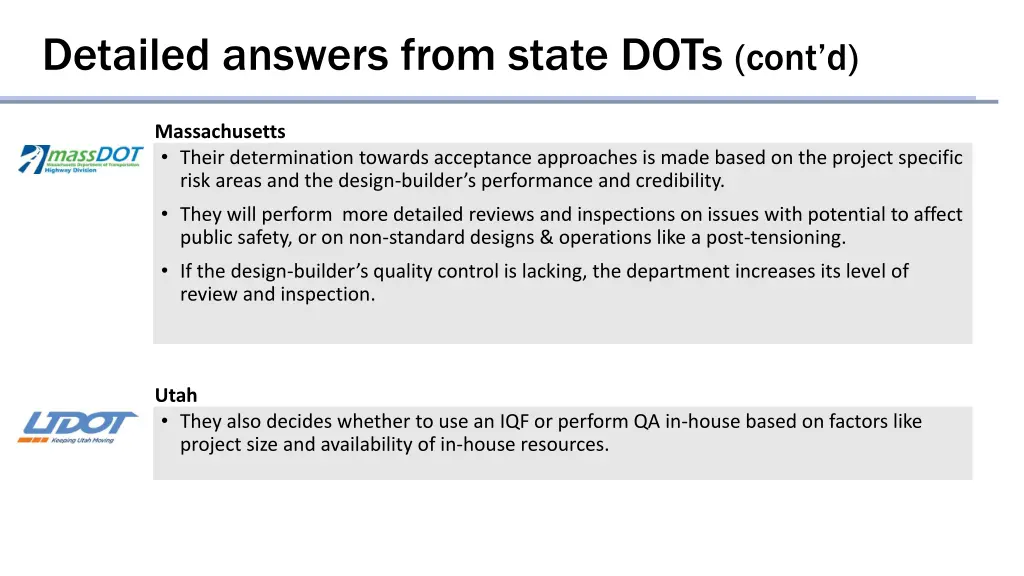 detailed answers from state dots cont d 1