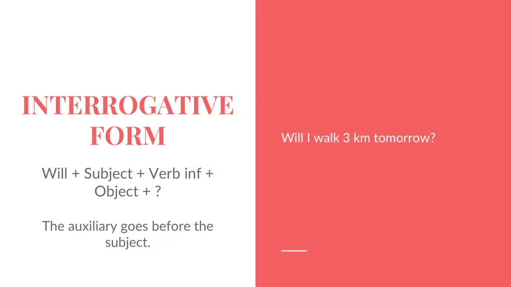 interrogative form 2