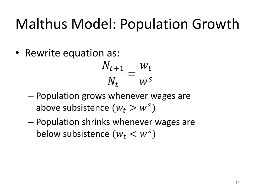 malthus model population growth 2