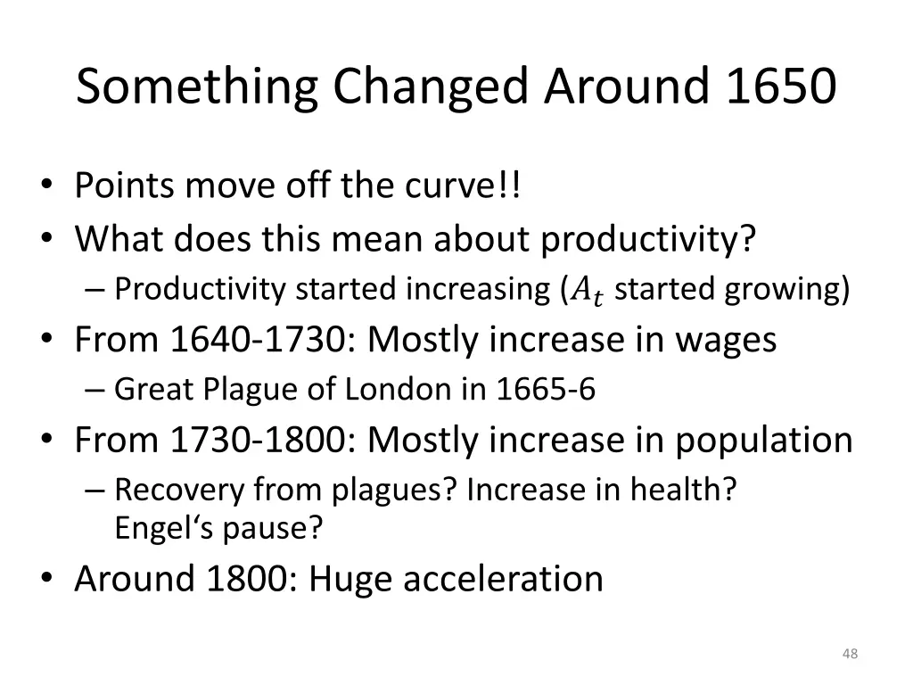 something changed around 1650 1