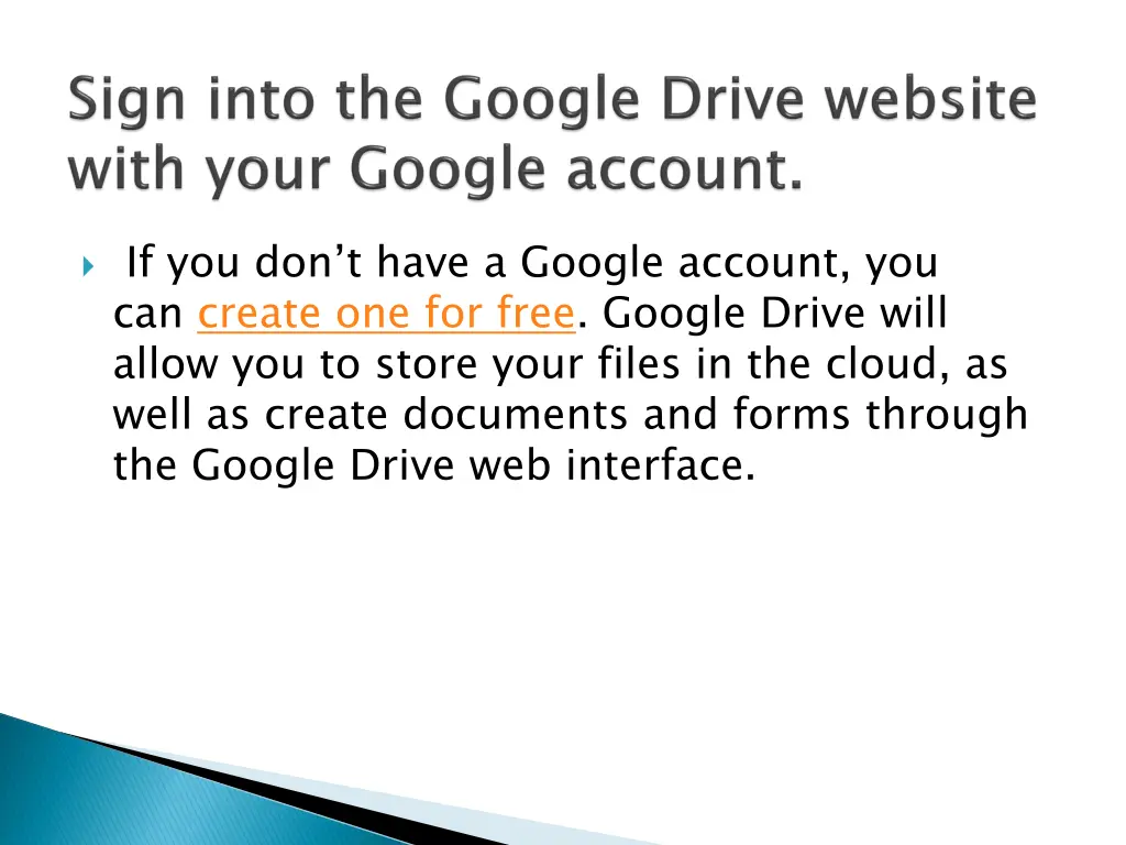 if you don t have a google account you can create