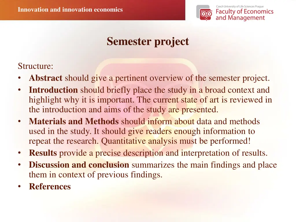 innovation and innovation economics 6