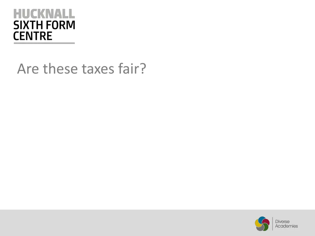 are these taxes fair