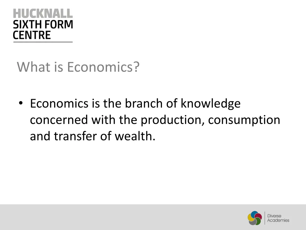 what is economics
