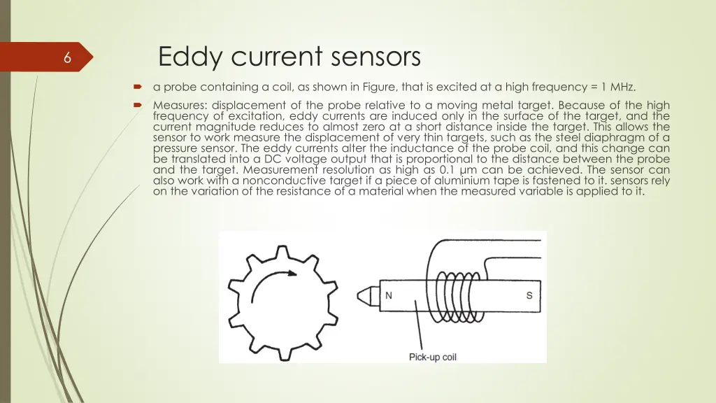 eddy current sensors
