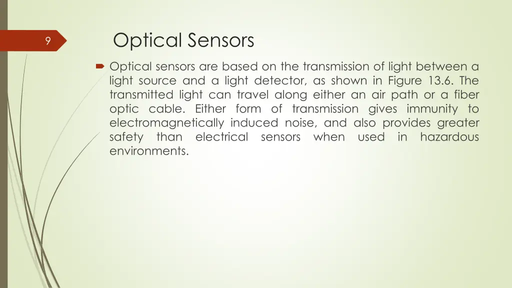 optical sensors