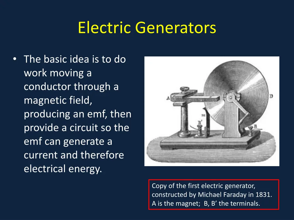 electric generators