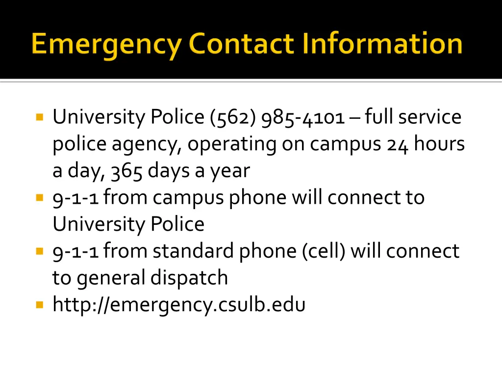 university police 562 985 4101 full service