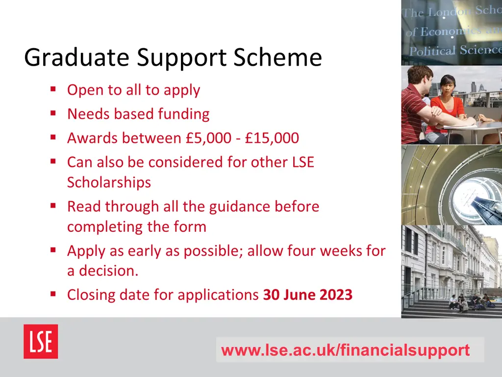 graduate support scheme open to all to apply