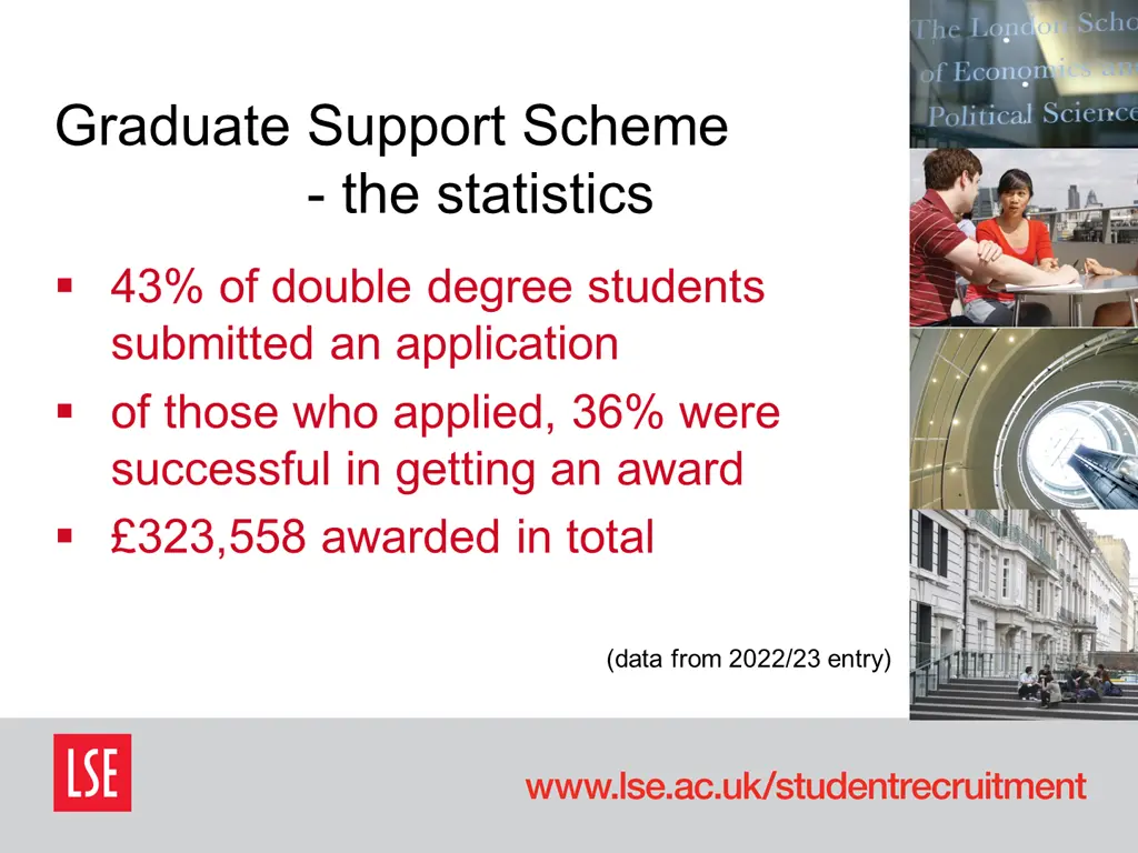 graduate support scheme the statistics