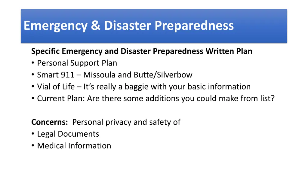 emergency disaster preparedness 1