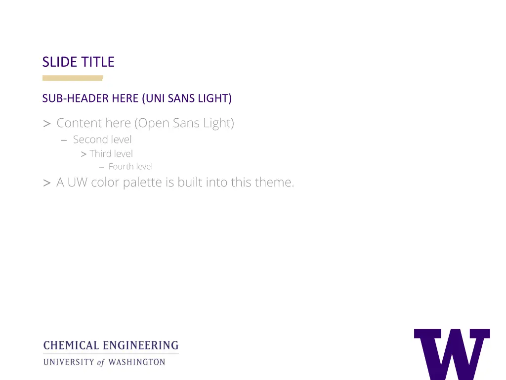 slide title