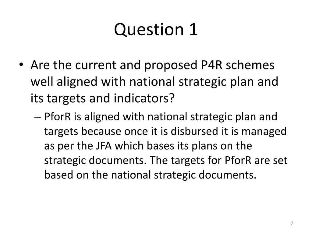 question 1