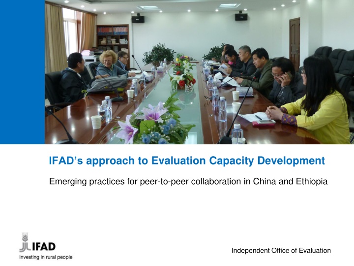 ifad s approach to evaluation capacity development