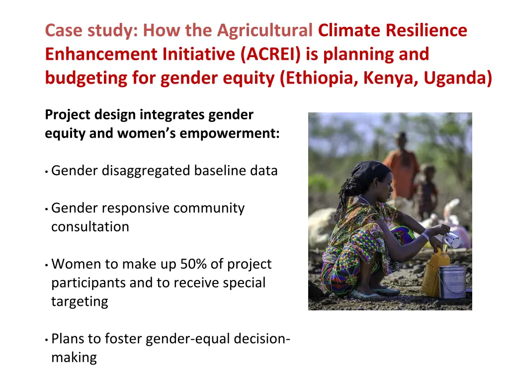 case study how the agricultural climate
