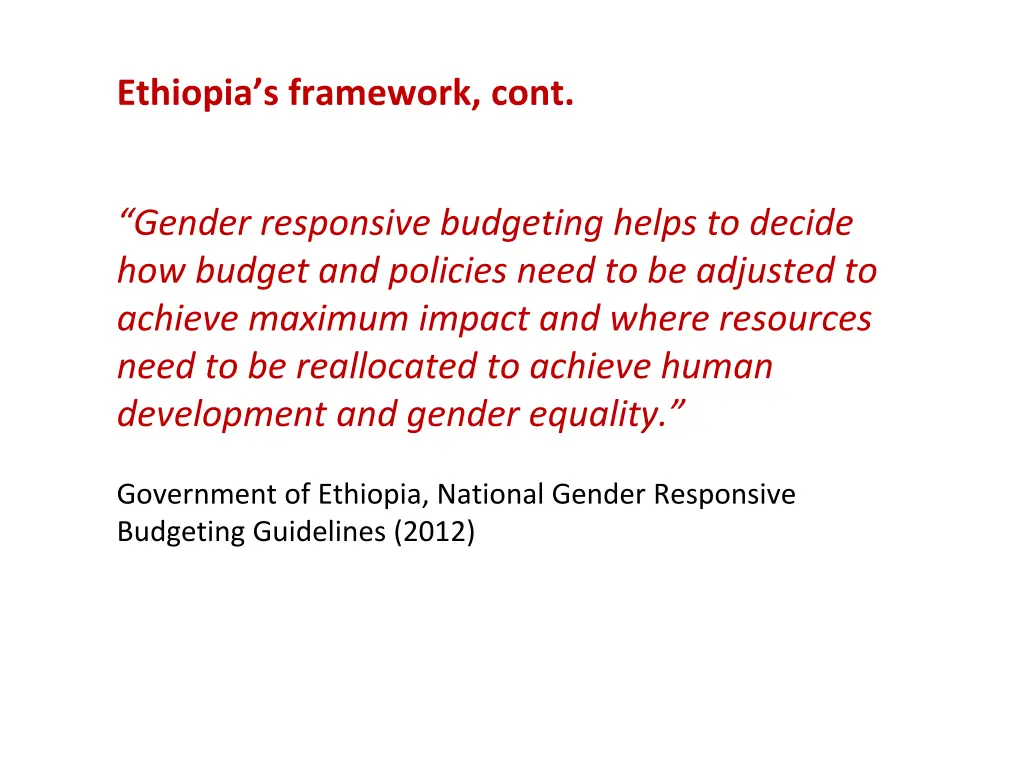ethiopia s framework cont