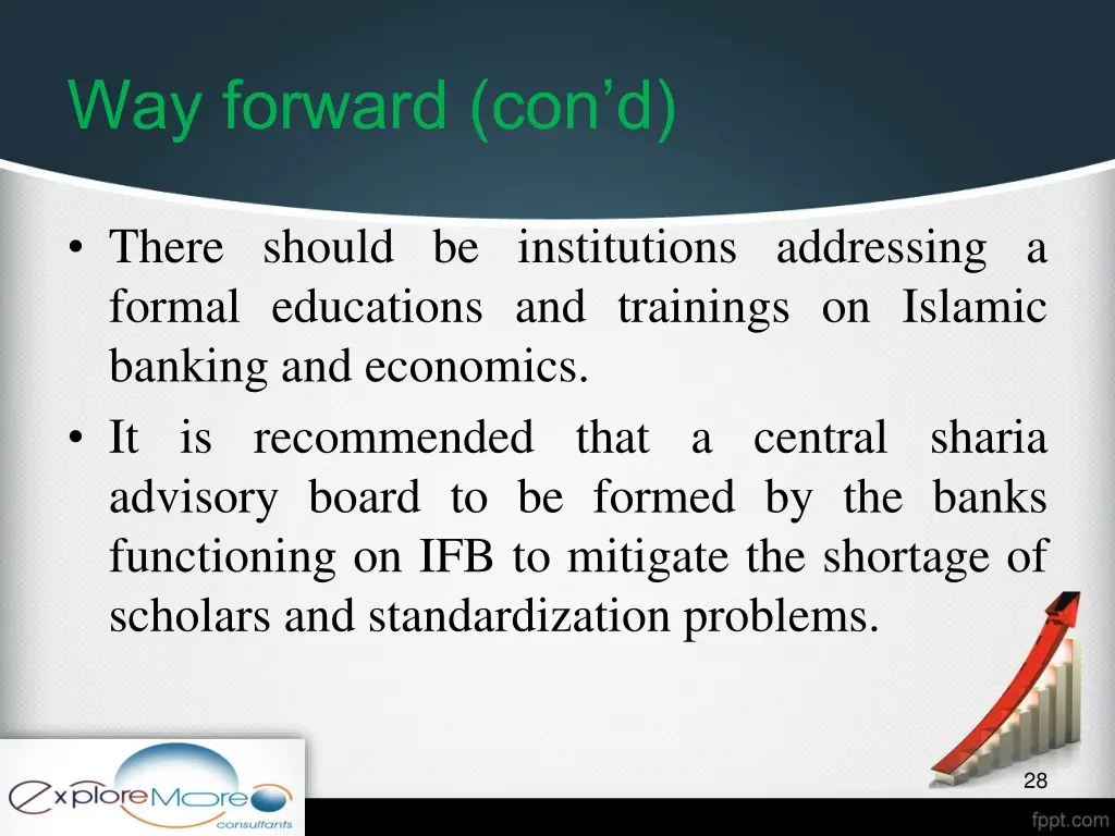 way forward con d