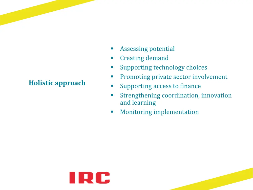 assessing potential creating demand supporting