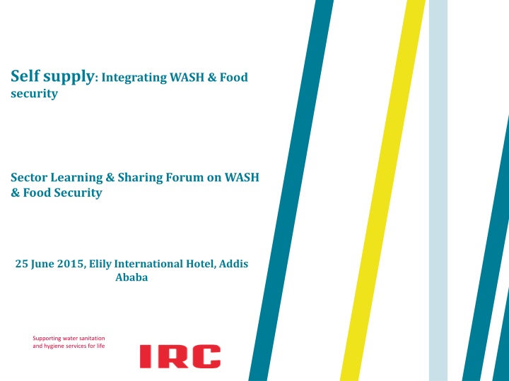 self supply integrating wash food security