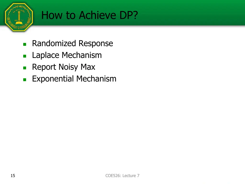 how to achieve dp