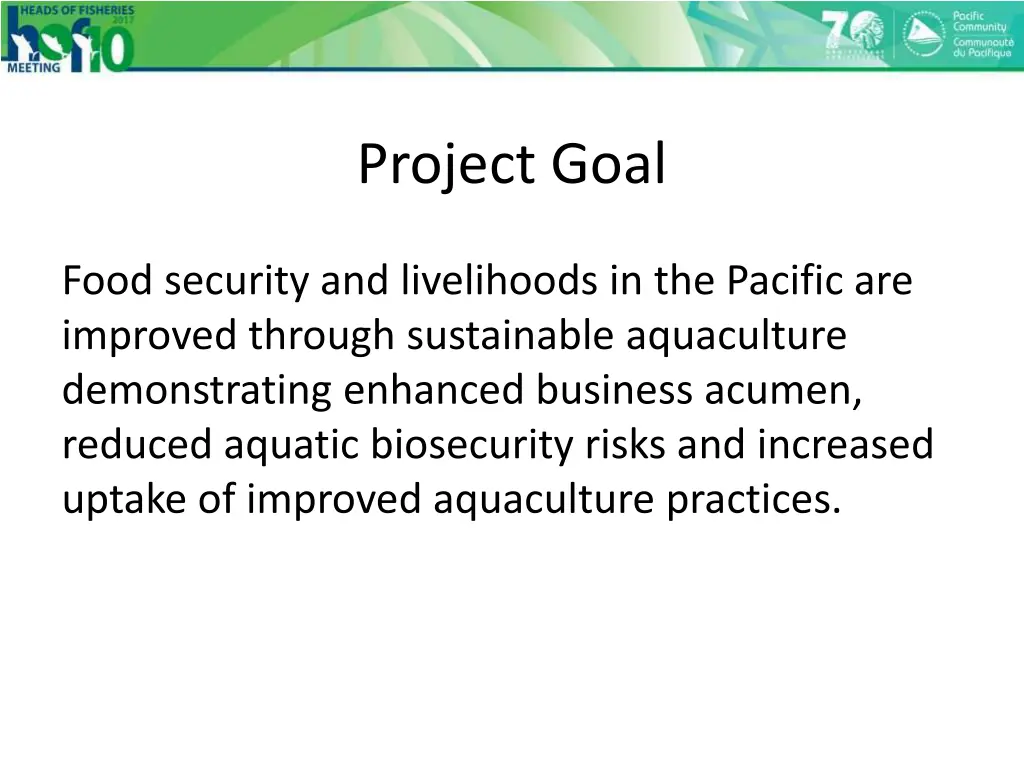 project goal
