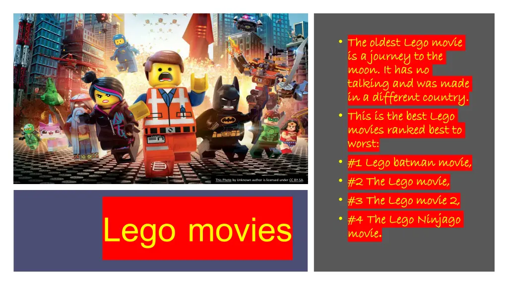 the the oldest lego movie oldest lego movie