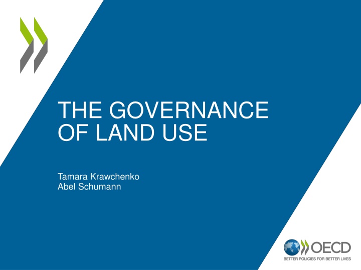 the governance of land use