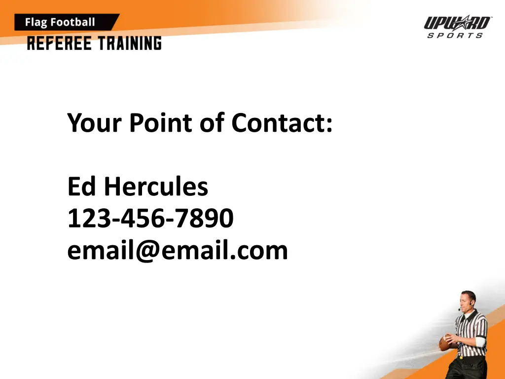 your point of contact