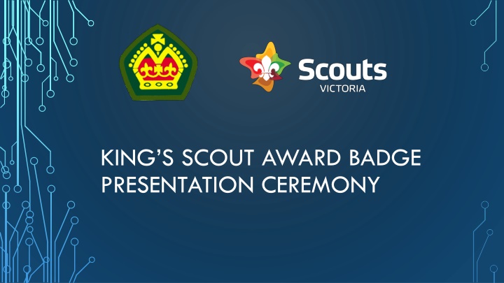 king s scout award badge presentation ceremony