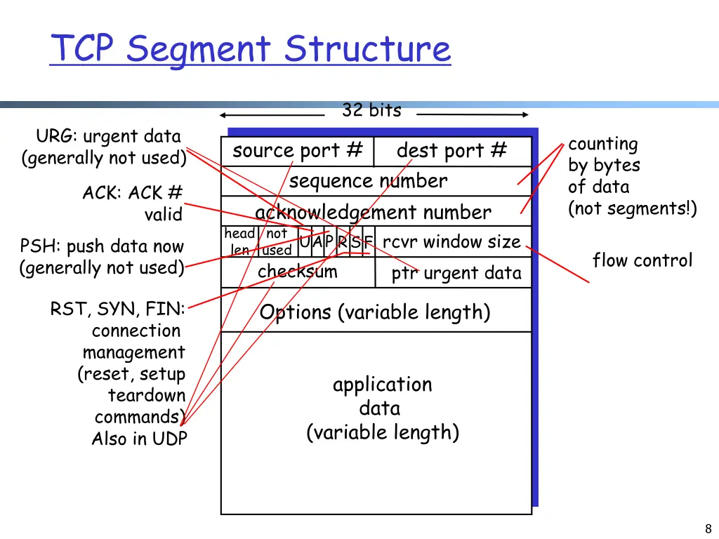 tcp segment structure