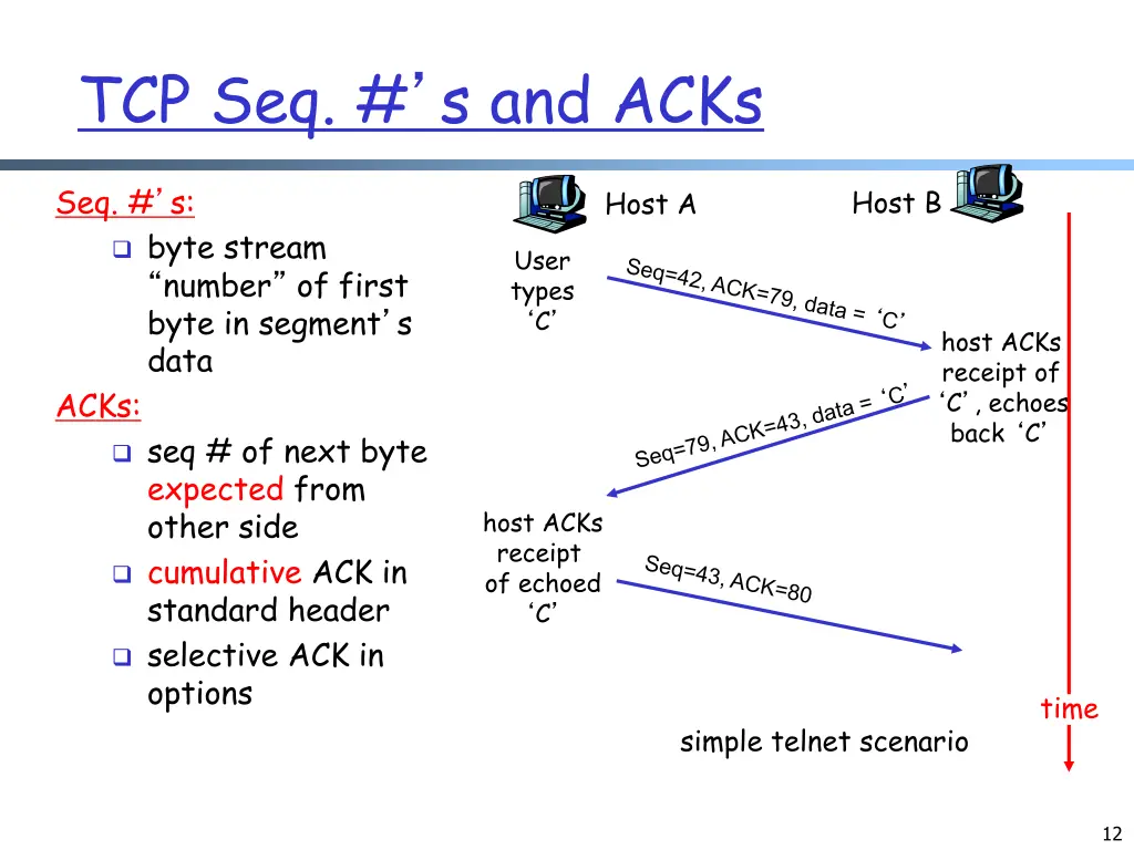 tcp seq s and acks