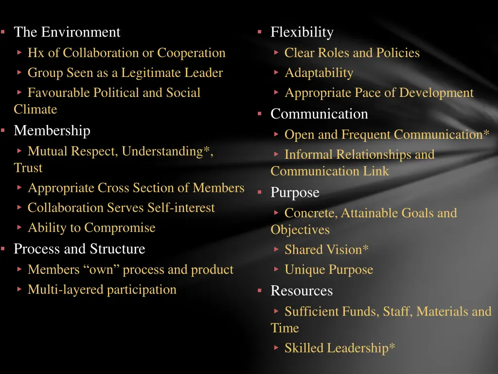 the environment hx of collaboration