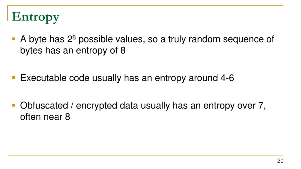 entropy
