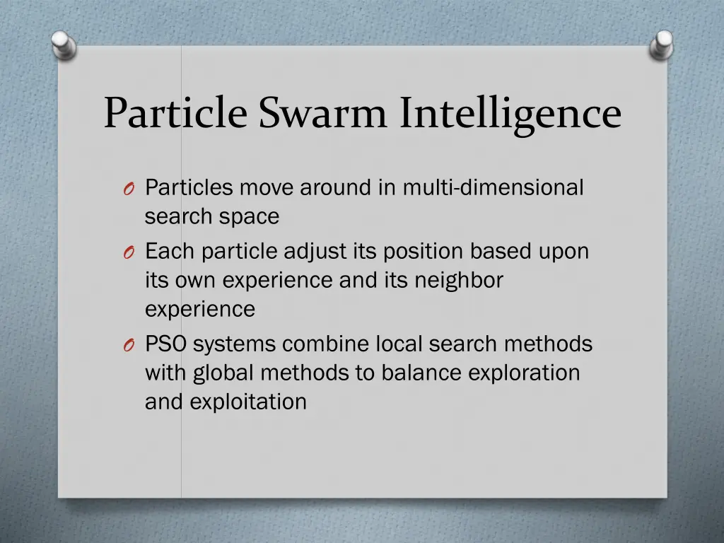 particle swarm intelligence 1