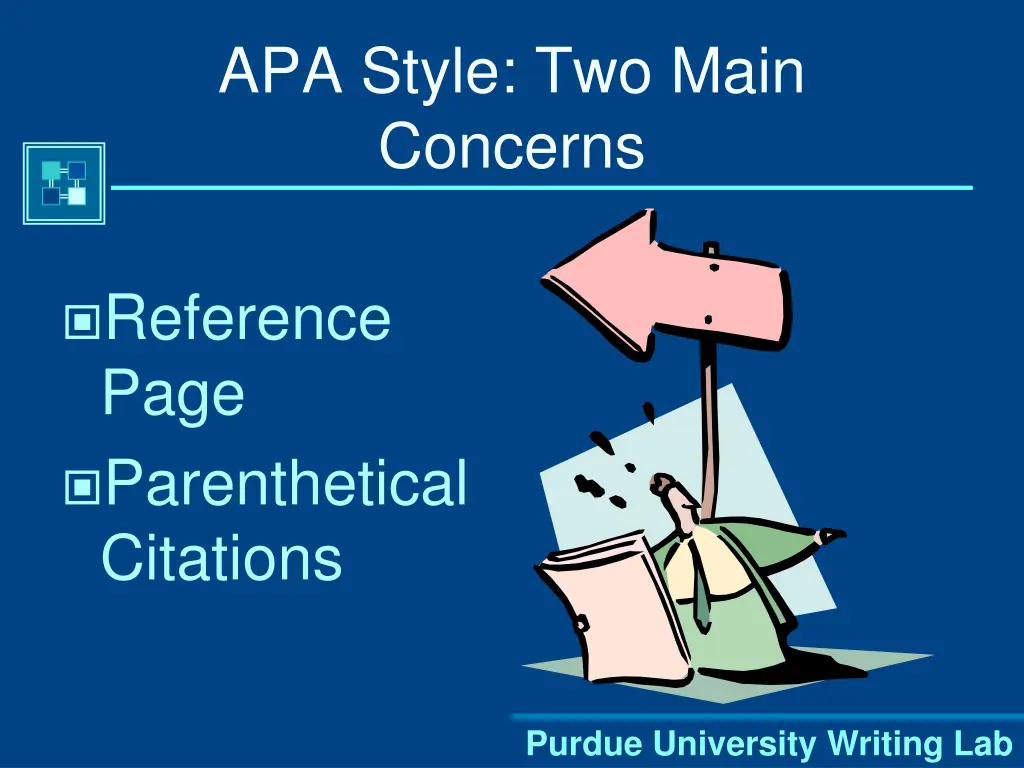 apa style two main concerns