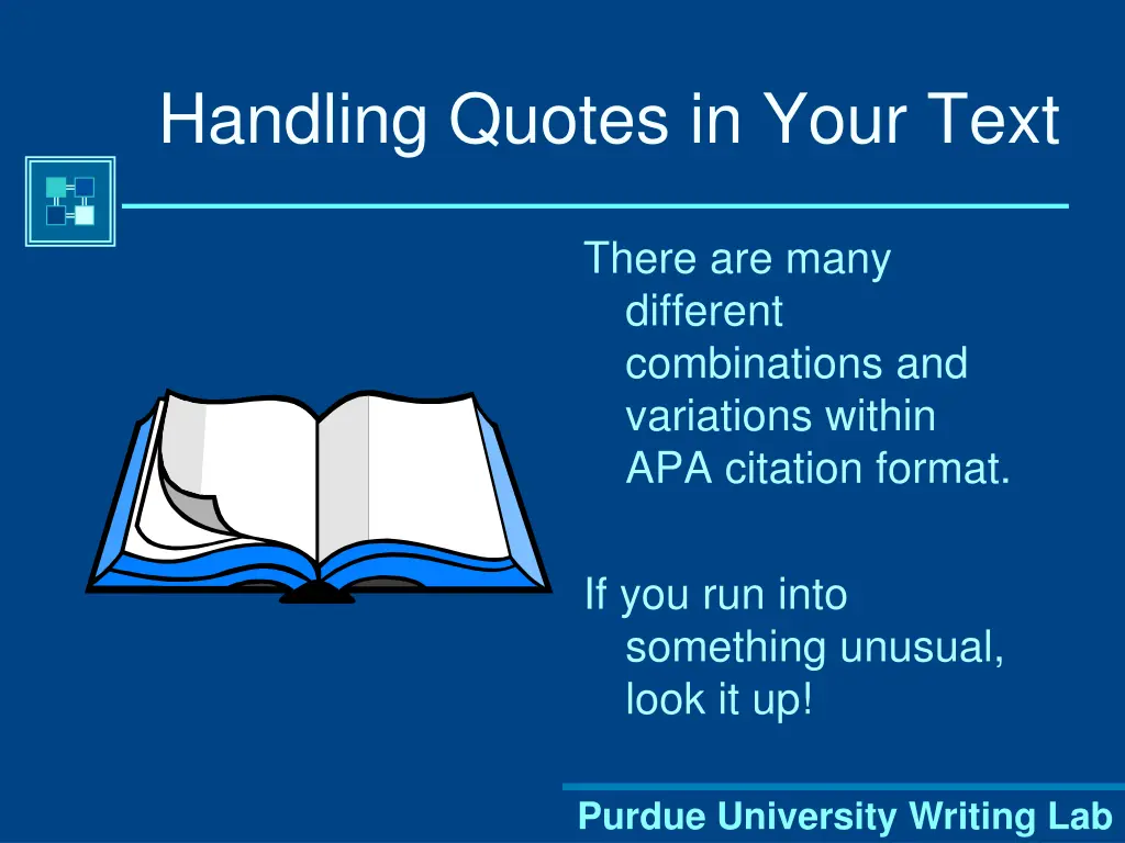 handling quotes in your text 1
