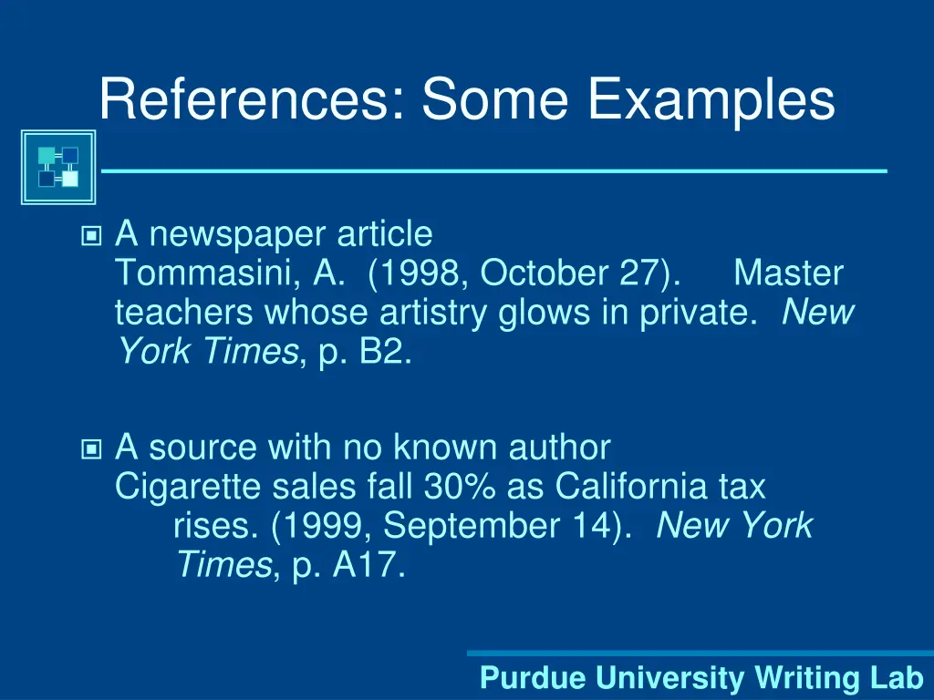 references some examples 2