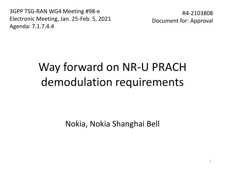 3gpp tsg ran wg4 meeting 98 e electronic meeting
