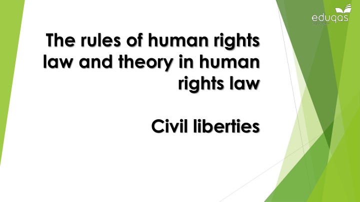 the rules of human rights law and theory in human