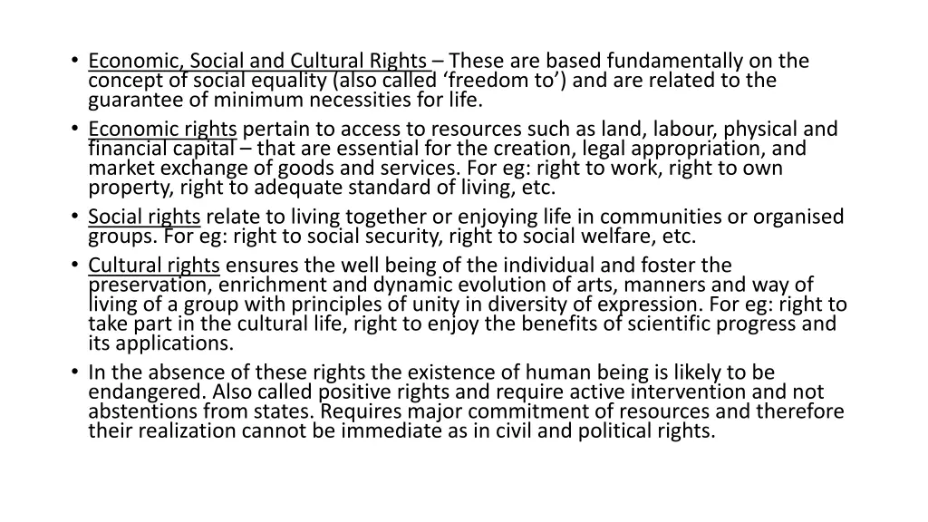 economic social and cultural rights these